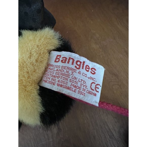 RUSS Berrie Bangles The Valentine Stuffed Bumble Bee Plush Toy - Picture 3 of 6